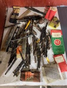DESCRIPTION: (1) LOT OF MISC DRILL BITS INFORMATION: SEE FOR INSPECTION QTY: 1