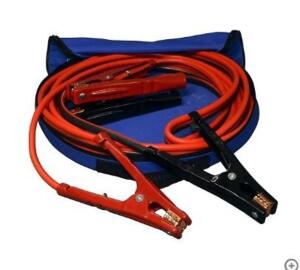 DESCRIPTION: (1) JUMPER CABLES BRAND/MODEL: ALL-START/563 INFORMATION: BLUE CASE/6-GAUGE WIRE RETAIL$: 26.99 SIZE: 20' QTY: 1