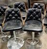 (7) TUFTED BAR STOOLS