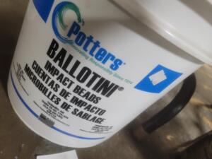 DESCRIPTION: (1) GROUND BLAST MEDIA BRAND/MODEL: BALLOTINI #6ZC15 RETAIL$: $54.87 EA SIZE: 53 LB QTY: 1