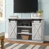 SARGENT OAK/WHITEWASHED GRAY LORRAINE TV STAND FOR TVS UP TO 60"
