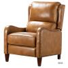 BEECHER 28.75'' WIDE GENUINE LEATHER MANUAL CLUB RECLINER - 3