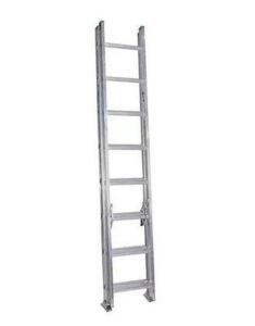 16 FT. ALUMINUM EXTENSION LADDER WITH 225 LBS. LOAD CAPACITY TYPE II DUTY RATING