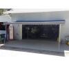 RETRACTABLE WHITE FRAME PATIO AWNING - 10 X 8 FEET - GRAY - 4