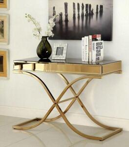 SUNKISSED MODERN MIRRORED SOFA TABLE