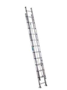 32 FT. ALUMINUM EXTENSION LADDER WITH 250 LBS. LOAD CAPACITY TYPE I DUTY RATING