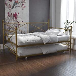 DHP LINA METAL DAYBED WITH TRUNDLE