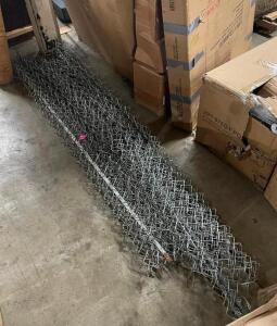 10' X 6' ROLL OF STEEL CHAIN LINK FENCING