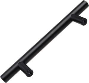 (20) - 3-3/4" CENTER-TO-CENTER CABINET BAR PULL HANDLES IN MATTE BLACK