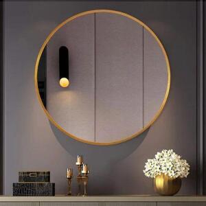 28" GOLD FRAMED MENAHAN ACCENT MIRROR