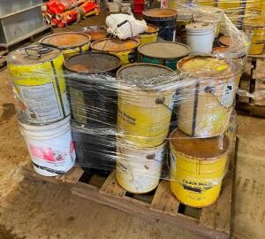 LARGE PALLET OF ASSORTED BINDING AGENTS