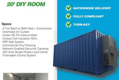 20 FOOT DIY ROOM SHIPPNG CONTAINER