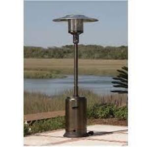 DESCRIPTION: NEW Fire Sense 60485 Hammer Tone Bronze Commercial Patio Heater WITH COVER INCLUDED RETAIL PRICE: $200.00 ADDITIONAL INFORMATION: 46,000