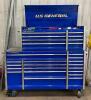 DESCRIPTION: 26-DRAWER OPEN-TOP TOOL BOX COMBO SET ON CASTERS WITH ALL CONTENTS OF TOOLS PICTURED BRAND/MODEL: US GENERAL INFORMATION: SEE PHOTOS FOR - 2