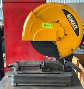 DESCRIPTION: DEWALT 14" ABRASIVE CUTOFF CHOP SAW BRAND/MODEL: DEWALT D28700 QTY: 1