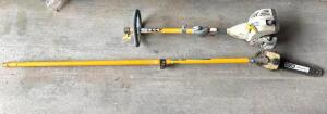 DESCRIPTION: RYOBI 10" EXPAND-IT GAS POLE SAW BRAND/MODEL: RYOBI QTY: 1