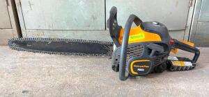 DESCRIPTION: 20IN 50CC GAS CHAINSAW BRAND/MODEL: POULAN PRO PR5020 QTY: 1