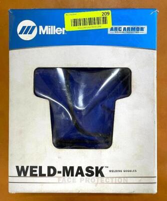 DESCRIPTION: MILLER AUTO DARKENING WELD MASK QTY: 1