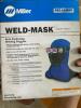 DESCRIPTION: MILLER AUTO DARKENING WELD MASK QTY: 1 - 3