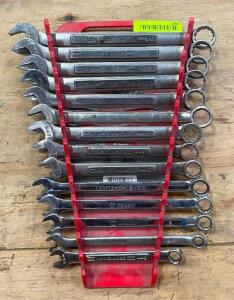 DESCRIPTION: COMBINATION WRENCH SET SIZE: SEE PHOTOS FOR SIZES QTY: 1