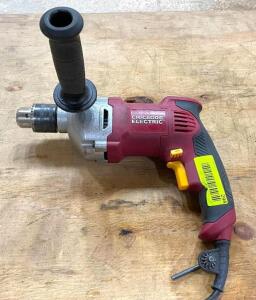 DESCRIPTION: 1/2" HEAVY DUTY ELECTRIC DRILL BRAND/MODEL: CHICAGO ELECTRIC 61741 QTY: 1