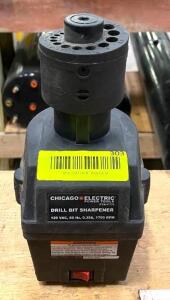 DESCRIPTION: ELECTRIC DRILL BIT SHARPENER BRAND/MODEL: CHICAGO ELECTRIC 61778 QTY: 1