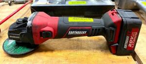 DESCRIPTION: 20V 4-1/2" ANGLE GRINDER WITH BATTERY BRAND/MODEL: EARTHQUAKE XT 64595 QTY: 1