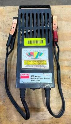 DESCRIPTION: 100A BATTERY LOAD CENTER BRAND/MODEL: DAYTON 4Z581C INFORMATION: 6V & 12V QTY: 1