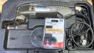 DESCRIPTION: MULTIPURPOSE OSCILLATING TOOL WITH CASE BRAND/MODEL: DREMEL MM40 QTY: 1