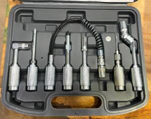 DESCRIPTION: 7PC GREASE GUN ACCESSORY KIT WITH CASE BRAND/MODEL: PITTSBURGH 95904 QTY: 1