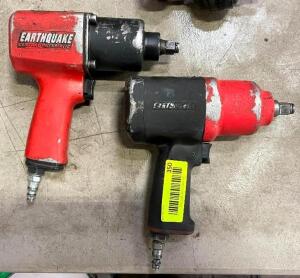 DESCRIPTION: (2) 3/8" PNEUMATIC IMPACT WRENCHES BRAND/MODEL: EARTHQUAKE QTY: 2