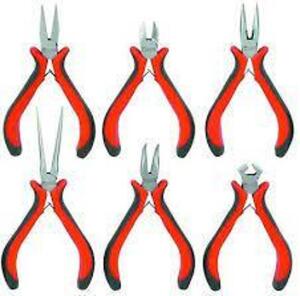 DESCRIPTION: 6PC MINI PLIERS SET BRAND/MODEL: PITTSBURGH 94931 QTY: 1