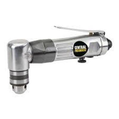 DESCRIPTION: 3/8" PNEUMATIC REVERSIBLE ANGLE DRILL BRAND/MODEL: CENTRAL PNEUMATIC 69495 QTY: 1