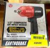 DESCRIPTION: 1/2" COMPOSITE PNEUMATIC IMPACT WRENCH BRAND/MODEL: EARTHQUAKE EQ12C QTY: 1 - 2