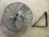 DESCRIPTION: COMMERCIAL STRENGTH GARAGE FAN WITH WALL MOUNT BRAND / MODEL: DAYTON LOCATION: WOOD TABLE / TIRE RACK AREA THIS LOT IS: ONE MONEY QTY: 1