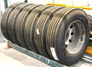 DESCRIPTION: (6) - 295/75R22.5 14PR G GOODYEAR MARATHON LHS STEER LONGHAUL TL TRUCK TIRES BRAND / MODEL: GOODYEAR RETAIL PRICE: $807.22 / EACH ADDITIO