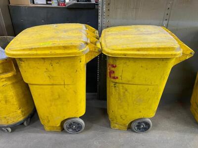 DESCRIPTION: (2) - ROLLING WASTE BINS LOCATION: DOCK DOOR AREA THIS LOT IS: SOLD BY THE PIECE QTY: 2