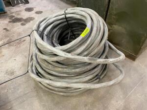 DESCRIPTION: LARGE ROLL OF ELECTRICAL WIRE ADDITIONAL INFORMATION: SEE PHOTOS. LOCATION: DOCK DOOR AREA THIS LOT IS: ONE MONEY QTY: 1