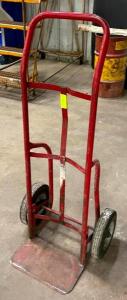 DESCRIPTION: 2-WHEEL HAND TRUCK QTY: 1