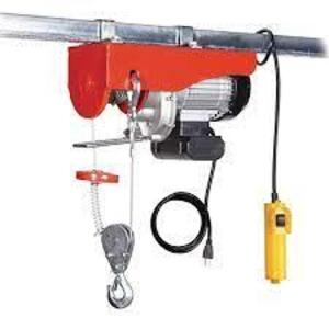 DESCRIPTION: 880 LB. ELECTRIC HOIST WITH REMOTE CONTROL (NEW) BRAND/MODEL: PITTSBURGH 62854 QTY: 1