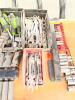 DESCRIPTION: CONTENTS OF SHELF (ASSORTED SOCKETS AND HAND TOOLS AS SHOWN) QTY: 1 - 4