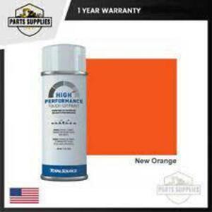 DESCRIPTION: (12) TOYOTA FORKLIFT SPRAY PAINT ORANGE ORIGINAL COLOR- 11 OZ BRAND/MODEL: TOTAL SOURCE SIZE: 11 OZ QTY: 12