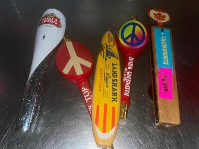 (5) TAP HANDLES.