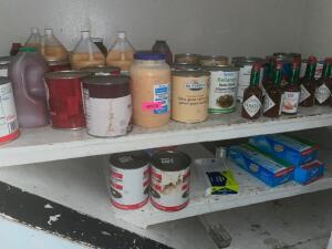 LARGE LOT OF ASSORTED FOOD PRODUCT AND SEASONINGS