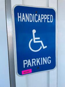 HANDICAPPED PARKING SIGN