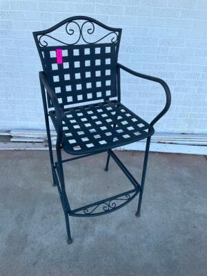 30" METAL PATIO BAR STOOL