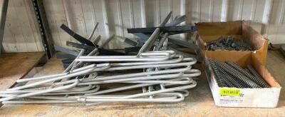 DESCRIPTION: CONTENTS OF SHELF (TRACTOR TRAILER DOOR HARDWARE) QTY: 1