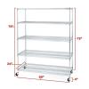 DESCRIPTION: (1) 5-TIER NSF STEEL SHELVING BRAND/MODEL: SEVILLE CLASSICS #WEB571 INFORMATION: STEEL RETAIL$: $229.99 SIZE: 60"X 24" DX72" QTY: 1