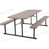 DESCRIPTION: (1) FOLDING PICNIC TABLE BRAND/MODEL: ZORO #C902BP87GRY1E INFORMATION: TAUPE RETAIL$: $343.15 SIZE: 72"X 36"TOP QTY: 1