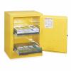 DESCRIPTION: (1) FLAMMABLES SAFETY CABINET BRAND/MODEL: JUSTRITE #1YNG6 INFORMATION: YELLOW COUNTERTOP, AEROSOLS, 24 CAN CAPACITY MUST COME INSPECT FO